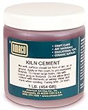 Amaco Kiln Cement - 1 Pound Jar, Moist, Ready to Use Mend Fire Bricks