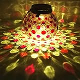 Solar Jar Lights Outdoor Home Decor Mason Jars Lids Deal of The Day Prime Today Garden Decorations Light,Hanging Red Ornaments Lantern Sogrand Warm White LED Decorative Lamp for Bar Party Patio