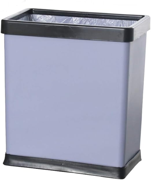 GWW Plástico Hotel Cubo de Basura,Cuadrado Redonda Papelera sin Tapa