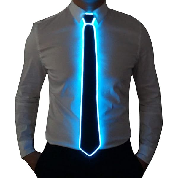 light up christmas neck tie