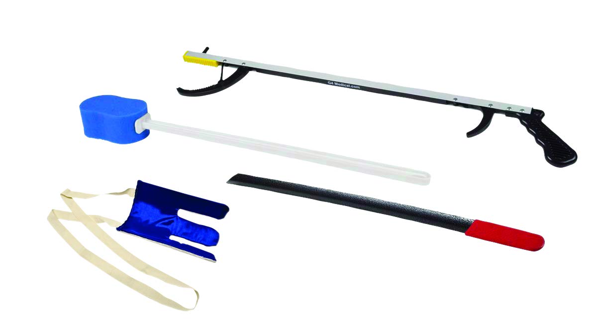 FabLife - 86-0070 Multiple Tool Hip Kit, 26" Reacher Contoured Sponge, Formed Sock Aid and 18" Plastic Shoehorn: Industrial & Scientific