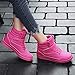 UBFEN Women's Shoes Hidden Wedges 5.5cm Fashion Sneakers Ankle Boots Bootie Platform Heel High Top Casual Sports