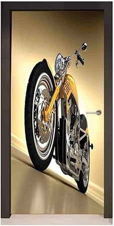 Download Yellow Motorcycle Wallpaper PSD Mockup Templates