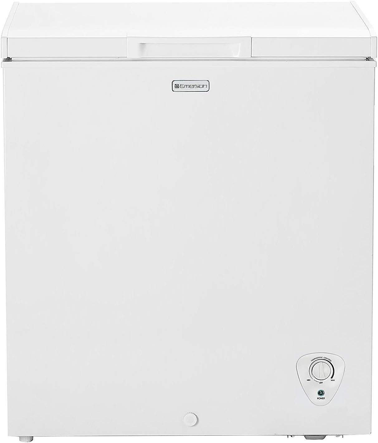 Emerson CF500 5.0 Cubic Foot Chest Freezer, White Pricepulse