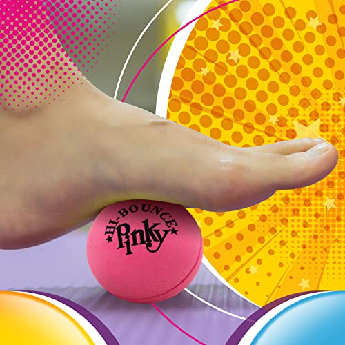 JARU HiBounce Pinky Ball (1 Pack) RubberHandball Bouncy Balls for