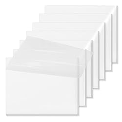 3x4 Inch Transparent Sticky Notes, 350 Sheets Large