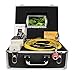 Pipe Sewer Inspection Camera Anysun Waterproof IP68 50m Drain Industrial Endoscope Video Inspection System 7 Inch LCD Monitor 1000TVL Sony CCD DVR Recorder Video Snake Camera(4GB TF Card Include)