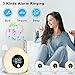 Geekroom Alarm Clock Wake up Light, Night Light Wireless Speaker, 5 Colors Clock, 4 Brightness Table Lamp for Bedroom, Living Room, Party, Camping