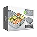 Bentgo Fresh (Gray) – Leak-Proof & Versatile 4-Compartment Bento-Style Lunch Box – Ideal for Portion-Control and Balanced Eating On-The-Go – BPA-Free and Food-Safe Materials