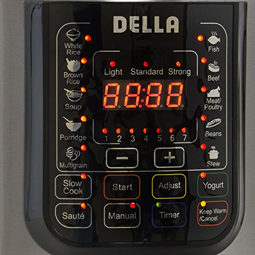 12 Quart 1600 Watt Electric Pressure Cooker Multi-Functional Timer Slow Cook NEW