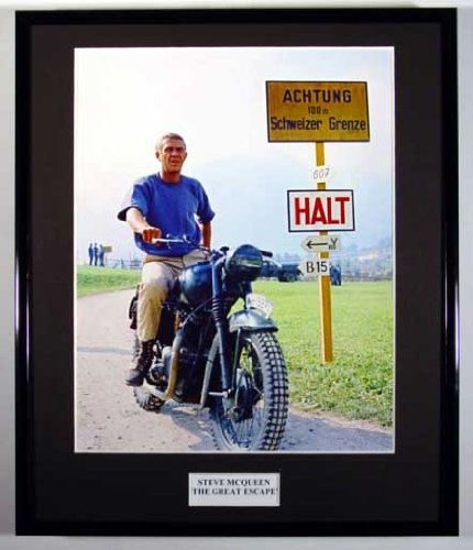 STEVE MCQUEEN"THE GREAT ESCAPE"/FRAMED PHOTO