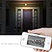 Wireless video doorbell with WiFi enabled smart home security camera, motion detection, iOS & android app, 36 unique chimes and night vision infrared LED.