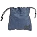 Hide & Drink, Golf Valuables Field Pouch Handmade from Waxed Canvas (Blue Mar)