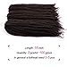 3 Packs Marley Braid Hair Extensions, Afro Kinky Curly Bulk Twist Crochet Braids Hair Extensions for Women (18