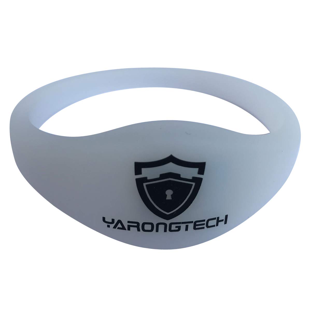 13.56mhz Wristband MF1 S50 Chip Rfid Bracelet for Door Entry Key (Pack of 5) (White)