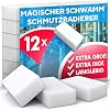 Vuil-uitwisspons en uitwisspons, 12 stuks, extra sterk, hoge melamine dichtheid, reiniging voor muur, sneakers en alle…