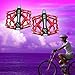 Pair Bicycle Pedal,GEEDIAR Aluminum Alloy Mountain Bike Pedal Super Light Stable Plate (Red) with Free Bike Underwear