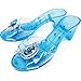 Girls Costume Glass Slippers for Frozen Snow Queen Princess Shoes+Free Princess Crown