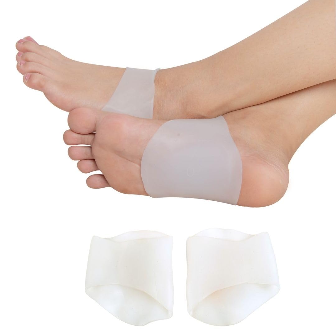 Wonder Care Plantar Fasciitis Archsupport Sleeve | Compression Arch Support Foot Sleeve | Foot Compression Wrap Flat Feet Corrector For Men And Women Pair of 1 & 2