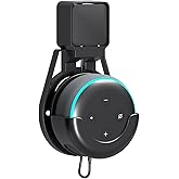 suptek Wall Mount Holder for Echo Dot 3rd Gen, Outlet Wall Mount Stand for Alexa, with Built-in Cable Management, Wall Screw or Stick-on Option, S5B