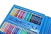 H & B Kids Art Supplies 208-Piece Painting & Drawing Case, Portable Art Box, Oil Pastels, Crayons, Colored Pencils, Markers, Great Gift for Kids 3-12, Teens, Beginners, Blue
