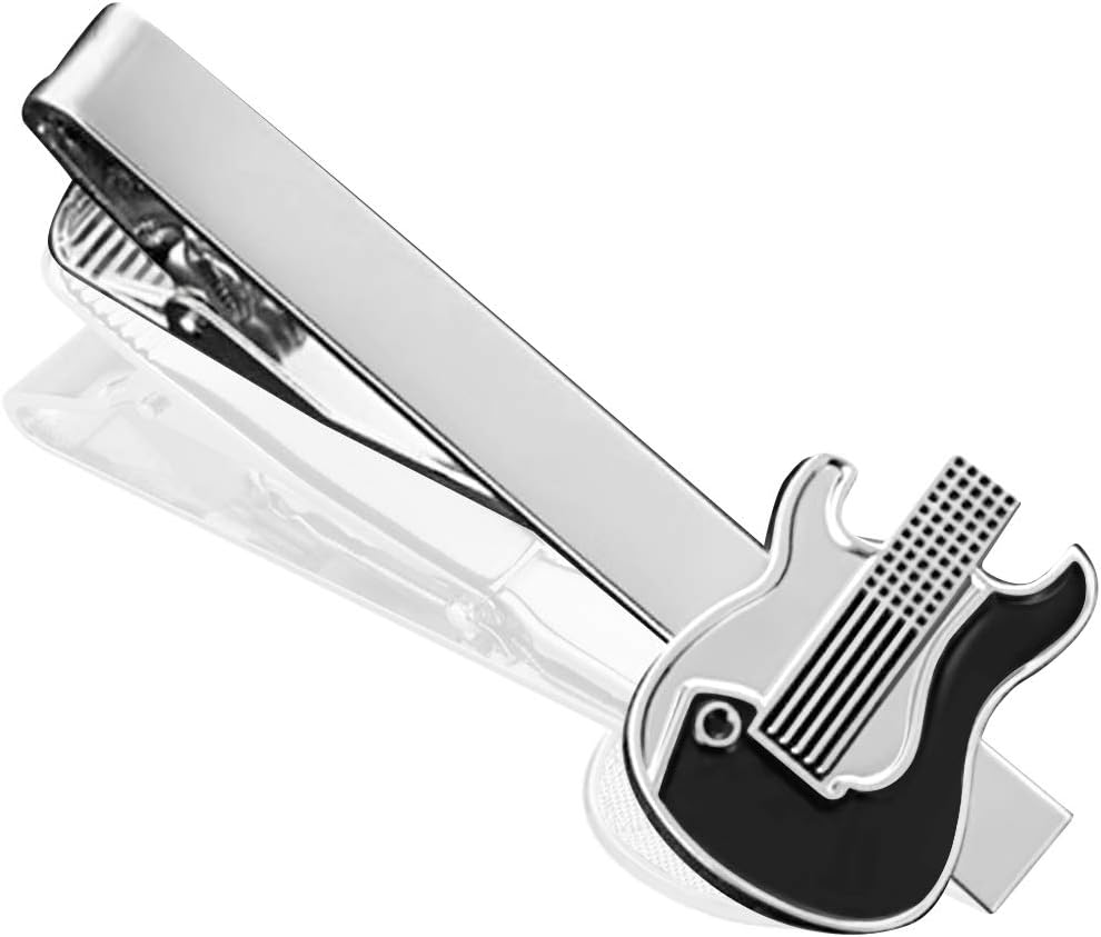 Tie Clips for Men, Tie Clip, Tie Bar, Tie Bars for Men, Silver Tie Tack Pins Unique, Mens Lapel Pins for Suits Shirts, Neck Tie Clasps for Women Boys Dad Father, Jewelry Accessories Gifts for Holiday
