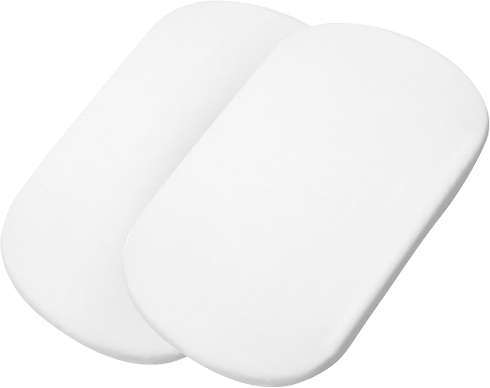 Maxi-Cosi Iora Baby Bed Sheets Set of 2 White Cotton Fitted Sheets