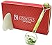 Jade Roller & Gua Sha Set | Face Massager & Body Scraping Tool Premium 100% Jade Stone | Anti Aging Facial Skincare Massage Kit For Women & Men | Reduce Wrinkles & Toxins DN ESSENTIALS
