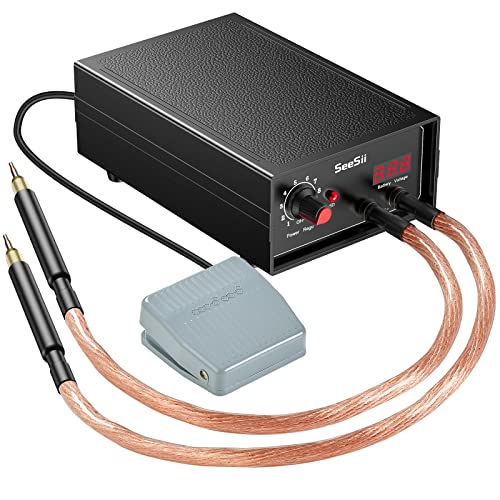 Upgraded Spot Welder,Seesii 801D Digital Electric Portable Welder For