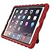 Apple iPad Air 2 Hideaway with Stand Red Gumdrop Cases Silicone Rugged Shock Absorbing Protective Dual Layer Cover Case