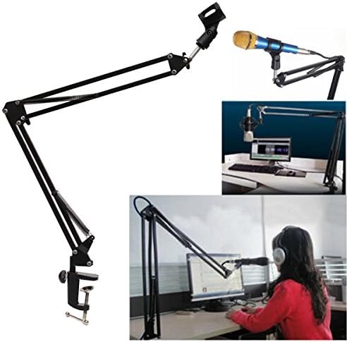 Afirst Microphone Suspension Boom Scissor Arm Stand Holder For Broadcast