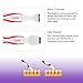 Bikini Trimmer, [Battery Included] 2 in 1 Women Shaver Waterproof Electric Razor Wet/Dry Cordless Ladyshave with Shaving and Bikini Head Perfect for Body, Face, Bikini Area (White)