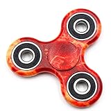 BING RUI CO Fidget Spinner - Decompression Hand Spinner Toy With Premium Hybrid Ceramic Bearing - Finger Toy, Perfect For ADD, ADHD, Anxiety, and Autism Adult Children (white)
