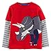 Baby Box Little Boys' kids long sleeve rhino T-Shirts Size 3T