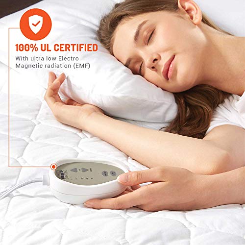 Heated Mattress pad King Size Dual Control Electric Bed Warmer W