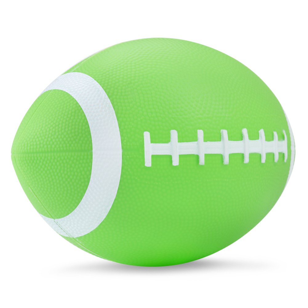 Inflatable Little Football FunHut All Weather Sports Football for Kids and Junior Athletes 8.5inch(green)