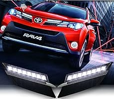 AupTech Toyota Rav4 2013 2014 Daytime Running Lights Car LED DRL