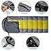 Cold Weather Waterproof Sleeping Bag with Armholes and Adjustable Foot Section - Envelope Lightweight Portable, Comfort With Compression Sack - for 4 Season Traveling, Camping, Hiking, Outdoor Activit