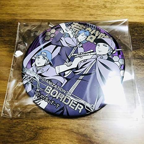 Amazon 限定 ワールドトリガー 荒船隊 荒船哲次 穂刈篤 半崎直人 Hybrid Mind Market Hmm コラボ ドでか 缶バッジ バッジ ホビー