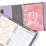Lavender Essential Oil Companion Organizer - Aromatherapy DIY Journal Notebook by Rivertree Life