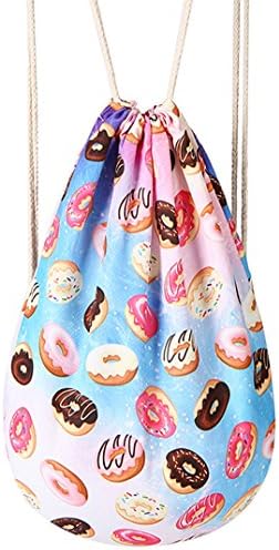 KBSING Drawstring Bags Sackpack Outdoor Sport Travel School Bag Daypack 13"X 17"