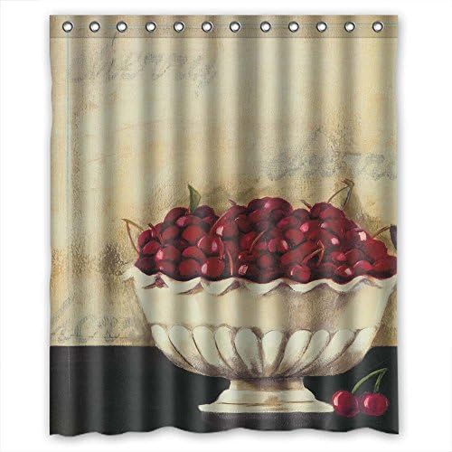 NASAZONE Width X Height / 60 X 72 Inches / W H 150 By 180 Cm Polyester European And American Style Western And Occident Style Art Painting Bathroom Curtains Fabric Is Fit For Hotel Birth