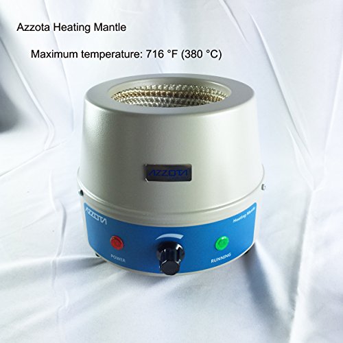 Azzota HM-250, Heating Mantle (Certified Refurbished) 250ml, 150W, Maximum temperature 420C (790F)