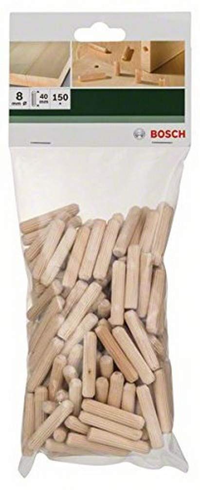 Bosch 150 Pcs. Dowels 8 x 40 mm