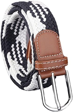 MUstBF SY-1 Unisex Pin Buckle Elastic Stretch Canvas Belts (Color 8)