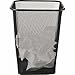 Brighton Professional Black Wire Mesh Square Wastebasket, 4.4 gal.