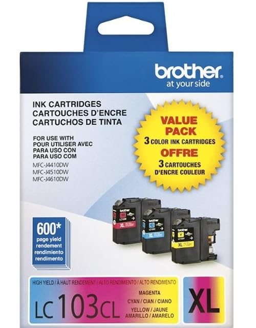 Brother LC103 Ink Cartridge ( Cyan,Magenta,Yellow , ) by Brother