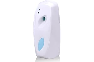 BINEDHEI Automatic Spray Dispenser with Remote | Adjustable Air Freshener Dispenser | Wall Mounted or Standing Aerosol Sprayer for Living Room Bathroom Bedroom Hotel Office Commercial Place (without remote)