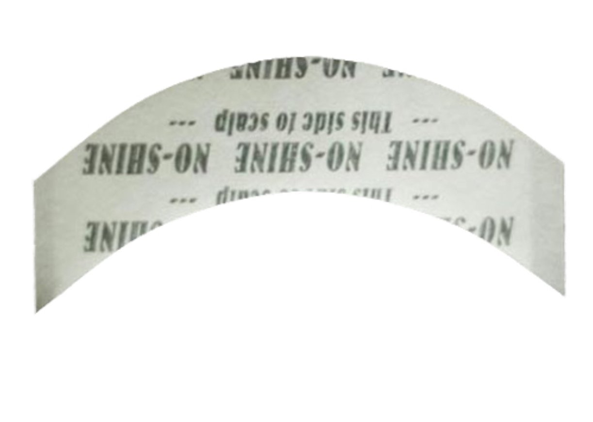 No Shine Tape for Toupets & Second Hair, Angled Medium CC Contour 36 Pieces