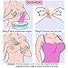 CHARMKING Nipple Covers 4 Pairs for Women, Reusable Adhesive Nipple Coverings, Invisible Pasties Silicone Cover